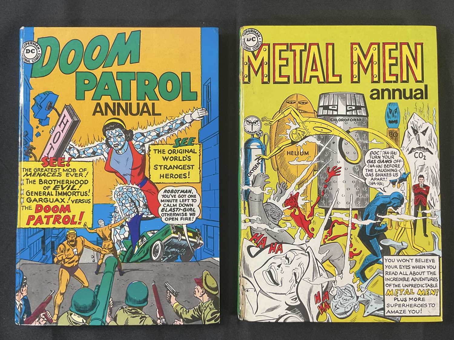 Lot 12 - A pair of Thorpe and Porter DC Comic Annuals...