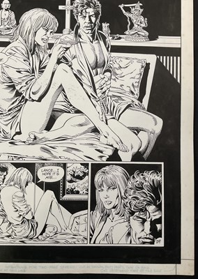 Lot 405 - BRIAN BOLLAND - A page of original comic book...