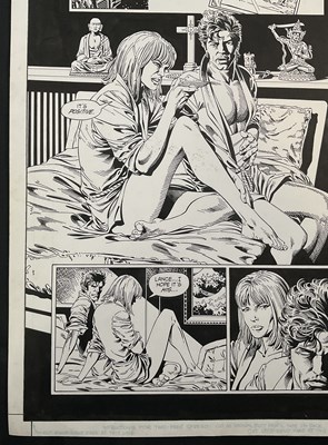 Lot 405 - BRIAN BOLLAND - A page of original comic book...