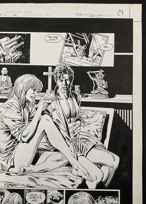 Lot 405 - BRIAN BOLLAND - A page of original comic book...