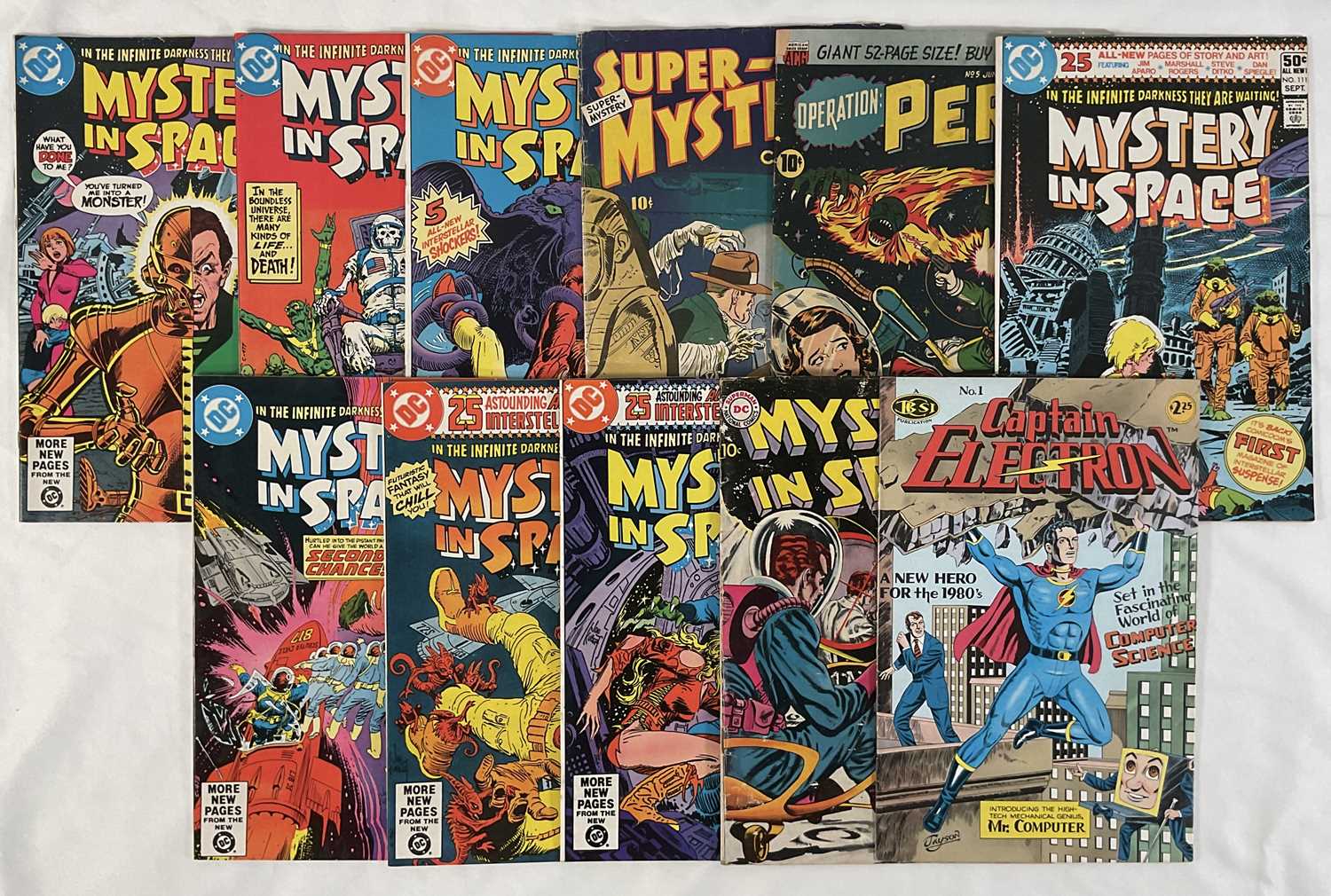 Lot 30 - A group of MYSTERY IN SPACE comics including...