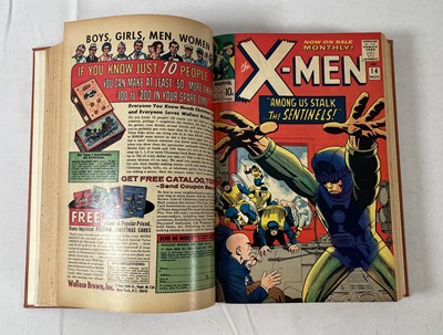 Lot 45 - X-MEN vol.1 (1964, Marvel comics) Bound volume...