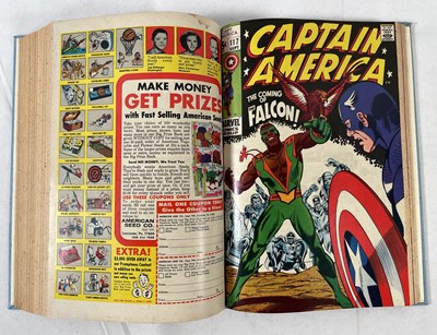 Lot 44 - Captain America (1967, Marvel Comics) Bound...