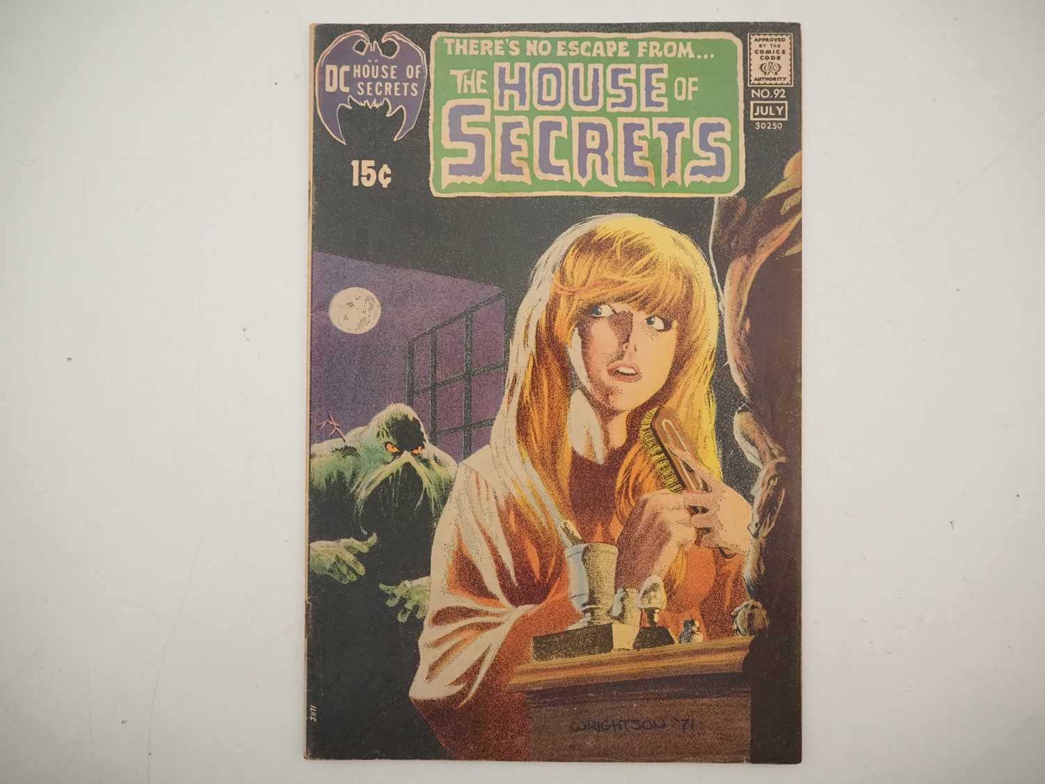 Lot 121 - HOUSE OF SECRETS #92 (1971 - DC) KEY Bronze...