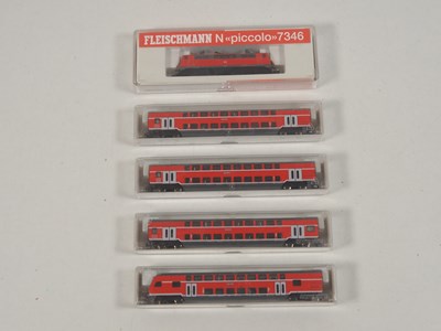 Lot 16 - FLEISCHMANN N gauge German Outline Push-Pull...