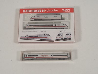 Lot 17 - FLEISCHMANN N gauge 7452 ICE 2 High Speed...