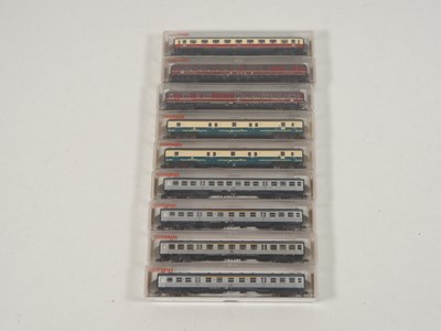 Lot 23 - FLEISCHMANN N gauge German Outline passenger...