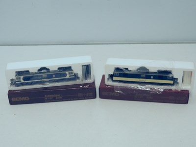 Lot 35 - A pair of HOm narrow gauge electric...