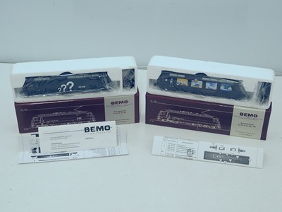 Lot 36 - BEMO HOm narrow gauge electric locomotives,...