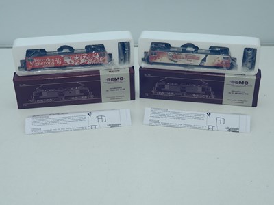 Lot 38 - BEMO HOm narrow gauge electric locomotives,...