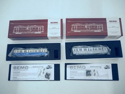 Lot 46 - BEMO HOm narrow gauge electric railcars, both...