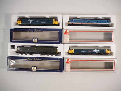 Lot 244 - LIMA OO gauge Class 50 diesel locomotives in...