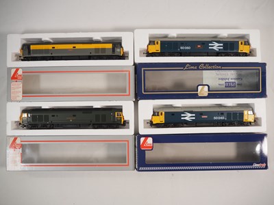 Lot 245 - LIMA OO gauge Class 50 diesel locomotives in...