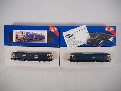 Lot 247 - HELJAN OO gauge pair of class 47 diesel locos...