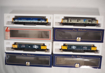 Lot 365 - LIMA OO gauge Class 37 diesel locomotives in...