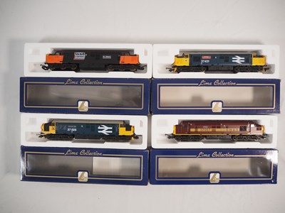 Lot 368 - LIMA OO gauge Class 37 diesel locomotives in...