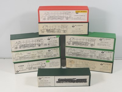 Lot 378 - OO gauge etched brass and white metal steam...