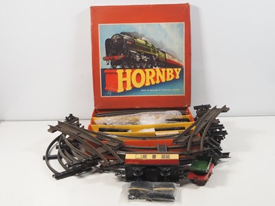 Lot 444 - HORNBY - An O gauge Goods Set No.20, appears...