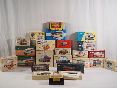 Lot 473 - CORGI mixed scale diecast buses by CORGI...