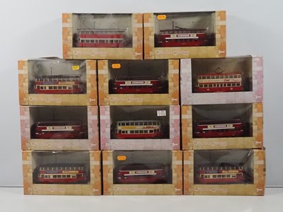 Lot 492 - CORGI OOC 1:76 scale diecast Feltham trams...