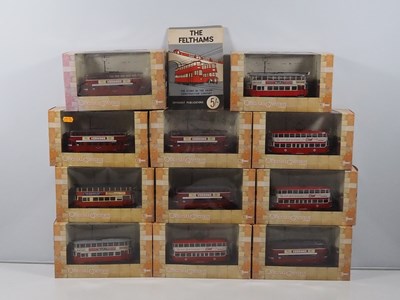 Lot 493 - CORGI OOC 1:76 scale diecast Feltham trams...
