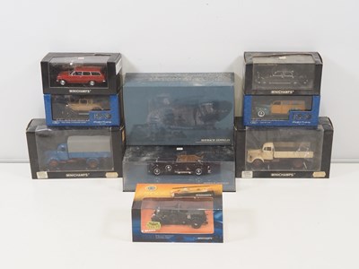 Lot 501 - MINICHAMPS 1:43 scale diecast cars, vans and...