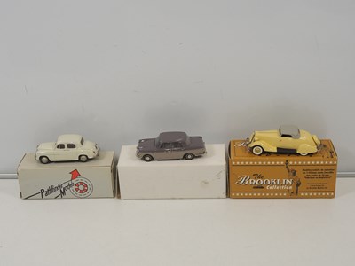 Lot 516 - 1:43 scale hand-built white metal models...