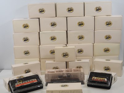 Lot 518 - ATLAS EDITIONS 1:76 scale mostly diecast trams...