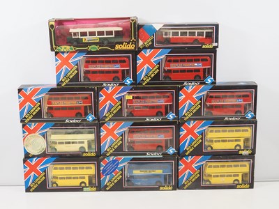 Lot 524 - SOLIDO 1:50 scale diecast buses, various types...