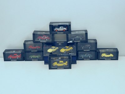 Lot 531 - MINICHAMPS 1:43 scale diecast Porsche road...