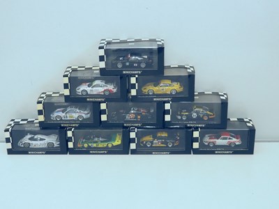 Lot 533 - MINICHAMPS 1:43 scale diecast Porsche race...