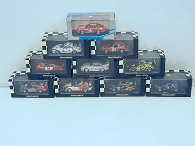 Lot 534 - MINICHAMPS 1:43 scale diecast Porsche race...