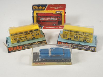 Lot 560 - DINKY diecast buses together with a...
