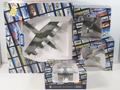 Lot 571 - FRANKLIN MINT 1:48 scale diecast aircraft from...