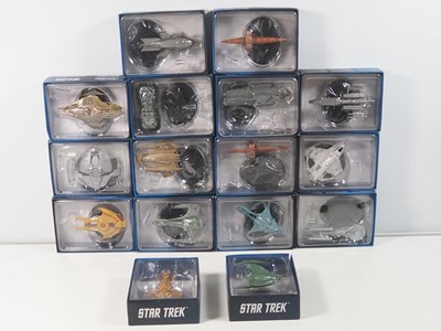 Lot 574 - EAGLEMOSS group of Star Trek related diecast...