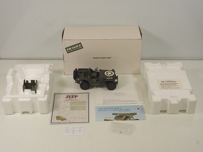 Lot 589 - DANBURY MINT 1:16 scale diecast WWII Jeep...