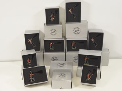 Lot 591 - THOMAS GUNN MINIATURES group of cast metal...