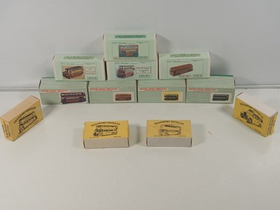 Lot 607 - 1:76 scale unbuilt white metal bus kits by RTC...