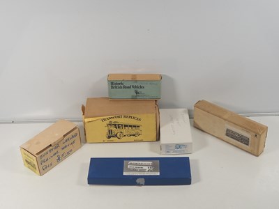 Lot 608 - 1:48 and 1:76 scale white metal mostly unbuilt...