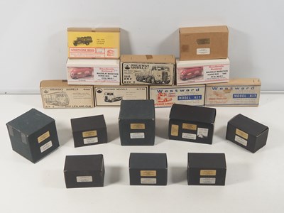 Lot 615 - 1:76 scale white metal commercial vehicles-...