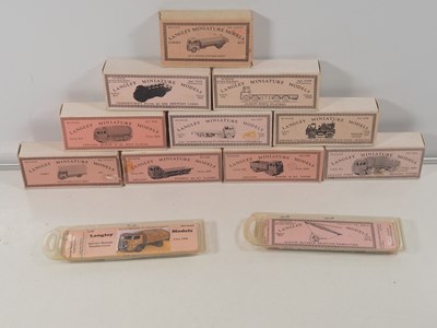 Lot 616 - LANGLEY MINIATURE MODELS - 1:76 scale unbuilt...