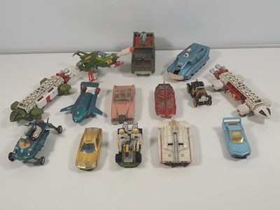 Lot 633 - DINKY - A group of playworn Gerry Anderson...