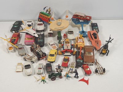 Lot 634 - A large group of playworn mostly TV and film...