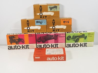Lot 642 - AUTO-KIT - group of 1:24 scale unbuilt white...