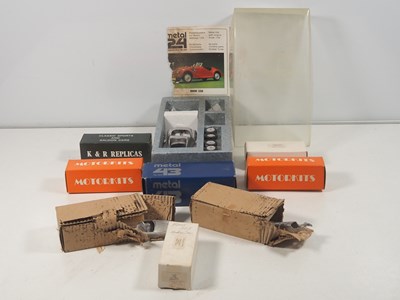 Lot 643 - Group of 1:24 and 1:43 scale unbuilt white...