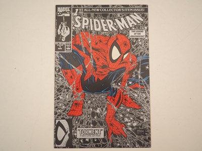Lot 11 - SPIDER-MAN #1 BLUE LIZARD ERROR VARIANT (1990 -...