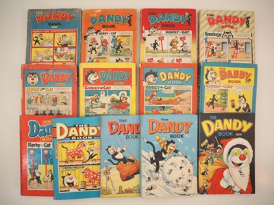 Lot 52 - THE DANDY BOOK 1953-1960, 1962, 1965-1968 (13...