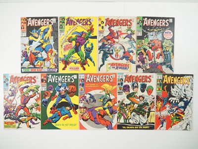 Lot 226 - AVENGERS #51-56, 59-61 (9 in Lot) - (1968/69 -...