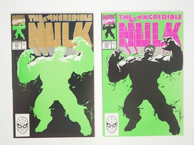Lot 326 - INCREDIBLE HULK #377 (2 in Lot) - (1988 -...
