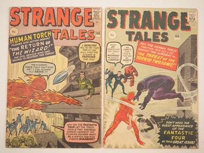 Lot 355 - STRANGE TALES #105 & 106 (2 in Lot) - (1963 -...